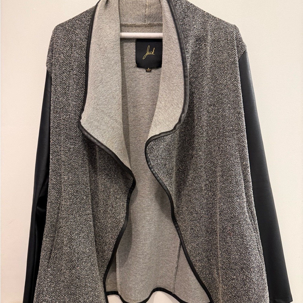 Jack by BB Dakota Black and Gray Blazer